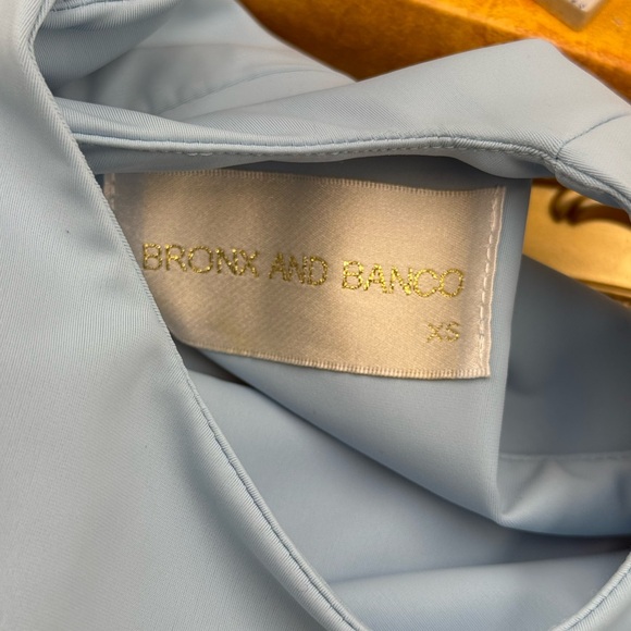 🆕 BRONX & BANCO 🧿 NWOT Camila Rhinestone Cutout Maxi, Powder Blue, Sz XS US 2 - Picture 15 of 16